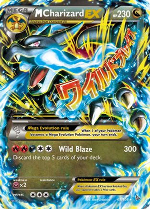 M Charizard EX (X) 69/106 - XY  Flashfire Holofoil
