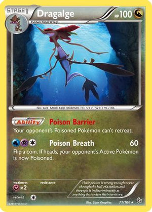 Dragalge 71/106 - XY  Flashfire - Poke-Collect