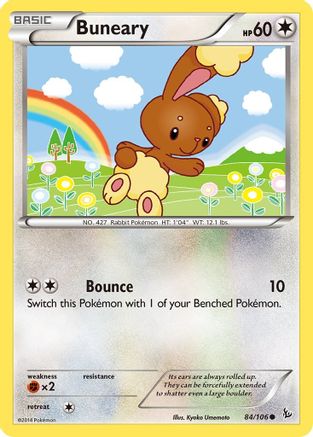 Buneary 84/106 - XY  Flashfire - Poke-Collect