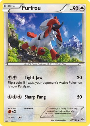 Furfrou 87/106 - XY  Flashfire - Poke-Collect