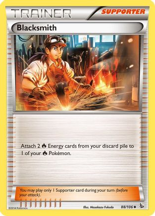 Blacksmith 88/106 - XY  Flashfire - Poke-Collect