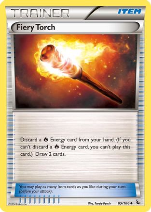 Fiery Torch 89/106 - XY  Flashfire Reverse Holofoil - Poke-Collect