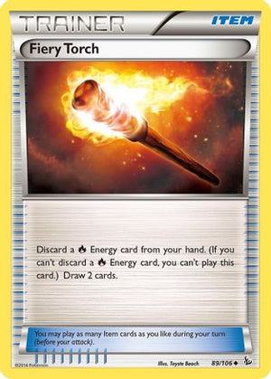 Fiery Torch 89/106 - Flashfire Reverse Holofoil