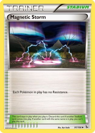 Magnetic Storm 91/106 - XY  Flashfire - Poke-Collect