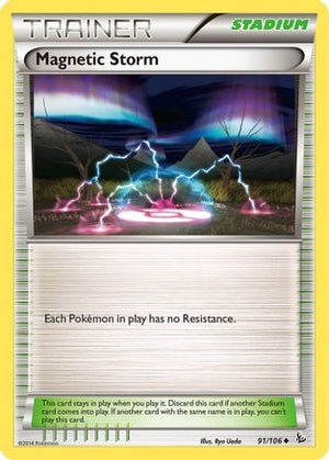 Magnetic Storm 91/106 - Flashfire Reverse Holofoil