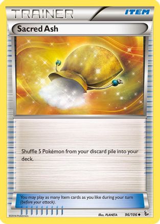 Sacred Ash 96/106 - Flashfire Reverse Holofoil - Poke-Collect