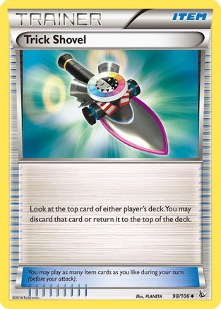 Trick Shovel 98/106 - Flashfire Reverse Holofoil - Poke-Collect