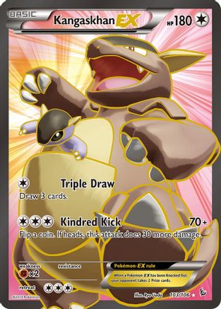 Kangaskhan EX (103 Full Art) 103/106 - XY  Flashfire Holofoil - Poke-Collect