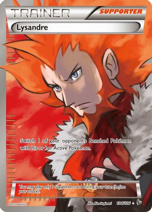 Lysandre 104/106 - Flashfire Holofoil