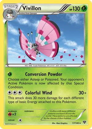 Vivillon 17/146 - XY Holofoil - Poke-Collect