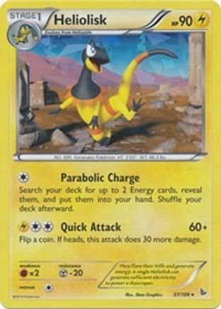 Heliolisk - 37/106 (XY Flashfire) 37 - Deck Exclusives Holofoil - Poke-Collect