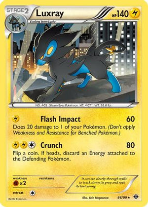 Luxray 46/99 - Next Destinies Reverse Holofoil - Poke-Collect