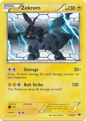 Zekrom - 50/99 (Next Destinies) 50 - Deck Exclusives Holofoil - Poke-Collect