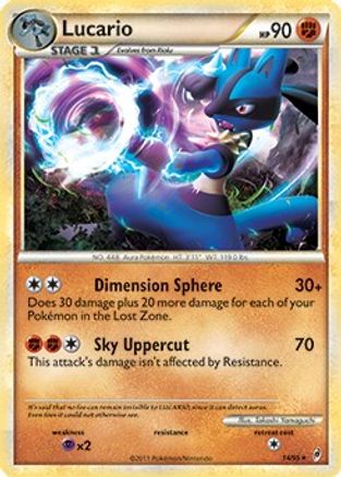 Lucario - 14/95 (Call of Legends) 14 - Deck Exclusives - Poke-Collect