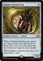 Solemn Simulacrum (DSC-253) - Duskmourn: House of Horror Commander - Poke-Collect
