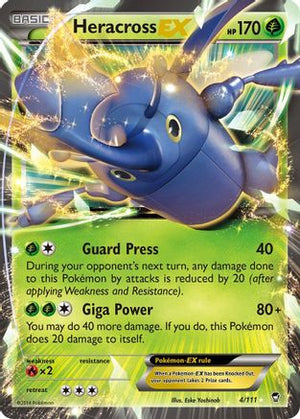 Heracross-EX 4/111 - Furious Fists Holofoil - Poke-Collect