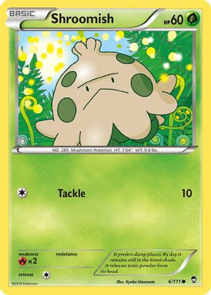 Shroomish 6/111 - Furious Fists Reverse Holofoil - Poke-Collect