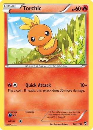 Torchic 12/111 - Furious Fists - Poke-Collect