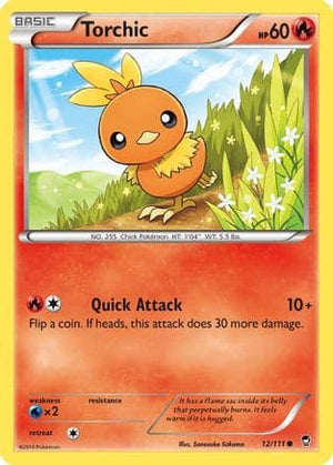Torchic 12/111 - Furious Fists - Poke-Collect