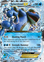 Seismitoad EX 20/111 - XY  Furious Fists Holofoil - Poke-Collect