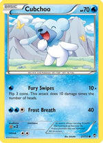 Cubchoo 21/111 - XY  Furious Fists Reverse Holofoil - Poke-Collect