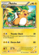 Raichu 28/111 - XY  Furious Fists Reverse Holofoil - Poke-Collect