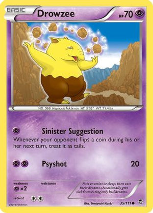 Drowzee 35/111 - XY  Furious Fists - Poke-Collect