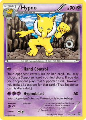 Hypno 36/111 - XY  Furious Fists - Poke-Collect