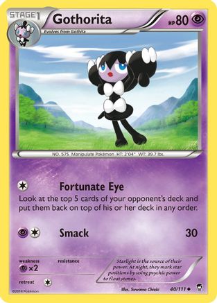 Gothorita 40/111 - XY  Furious Fists - Poke-Collect