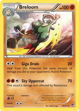 Breloom 50/111 - XY  Furious Fists - Poke-Collect
