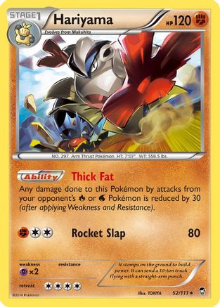 Hariyama 52/111 - XY  Furious Fists - Poke-Collect