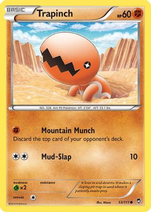 Trapinch 53/111 - Furious Fists Reverse Holofoil - Poke-Collect