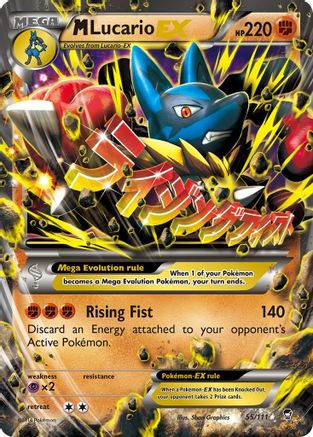 M Lucario-EX 55/111 - Furious Fists Holofoil - Poke-Collect