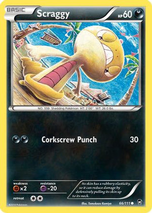 Scraggy 66/111 - Furious Fists - Poke-Collect