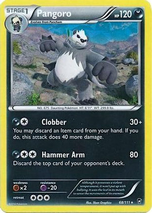 Pangoro - 68/111 (Cracked Ice Holo) 68 - Deck Exclusives Holofoil - Poke-Collect