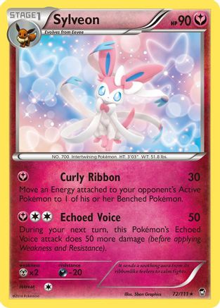 Sylveon 72/111 - Furious Fists Reverse Holofoil - Poke-Collect