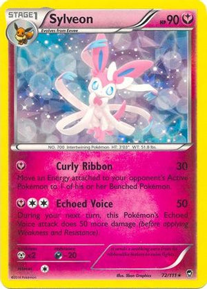 Sylveon - 72/111 (XY Furious Fists) 72 - Deck Exclusives Holofoil - Poke-Collect