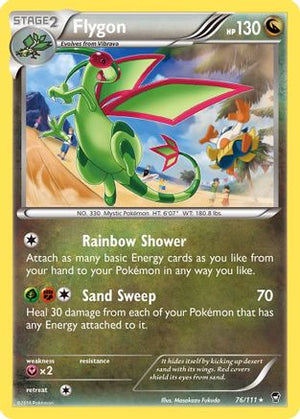 Flygon 76/111 - XY  Furious Fists - Poke-Collect