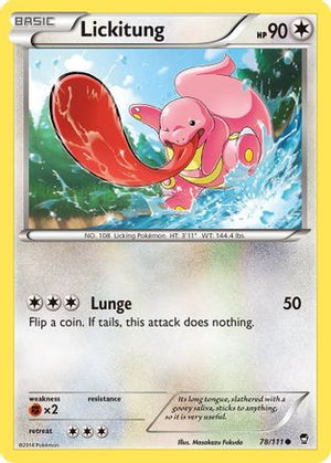 Lickitung 78/111 - Furious Fists Reverse Holofoil - Poke-Collect
