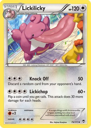 Lickilicky 79/111 - XY  Furious Fists Reverse Holofoil - Poke-Collect