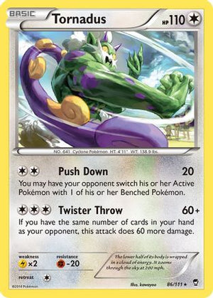 Tornadus 86/111 - Furious Fists - Poke-Collect
