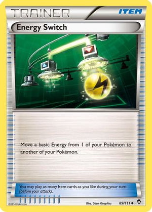 Energy Switch 89/111 - XY  Furious Fists - Poke-Collect