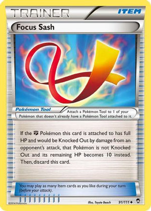 Focus Sash 91/111 - XY  Furious Fists - Poke-Collect