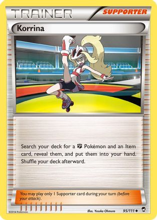 Korrina 95/111 - XY  Furious Fists - Poke-Collect