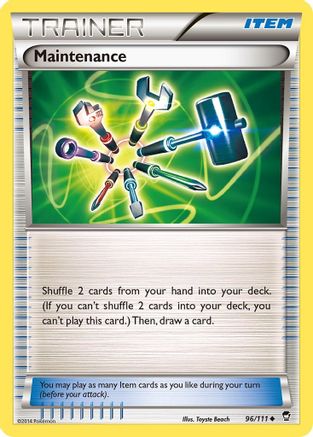 Maintenance 96/111 - XY  Furious Fists - Poke-Collect