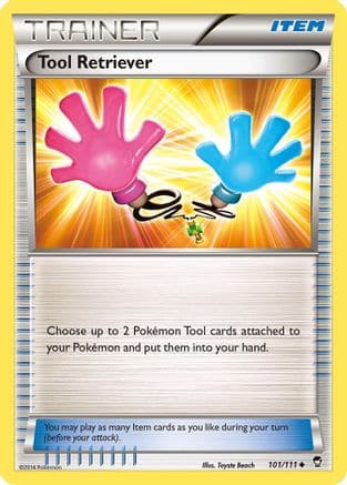 Tool Retriever 101/111 - Furious Fists Reverse Holofoil - Poke-Collect