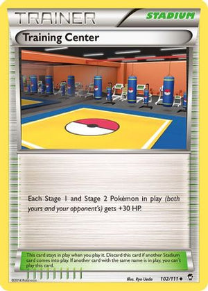 Training Center 102/111 - Furious Fists Reverse Holofoil - Poke-Collect