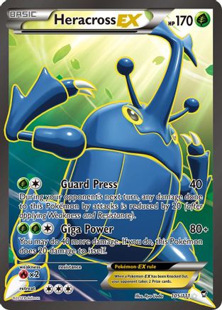 Heracross-EX 105/111 - Furious Fists Holofoil - Poke-Collect