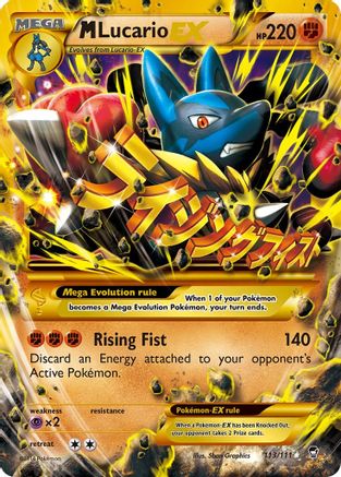 M Lucario-EX 113/111 - Furious Fists Holofoil - Poke-Collect