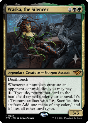 Vraska, the Silencer (PPOTJ-237) - Outlaws of Thunder Junction Promos Foil - Poke-Collect